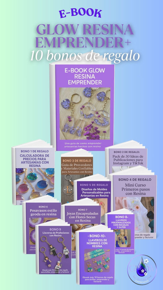Artesanías con Glow Resina: Del Hobby al Emprendimiento Rentable